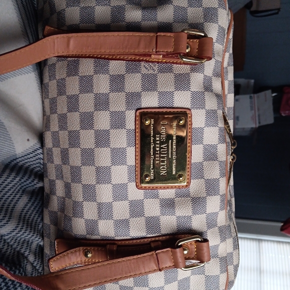 Louis Vuitton style white Damier Speedy INVENTEUR Shoulderbag - Picture 4 of 14